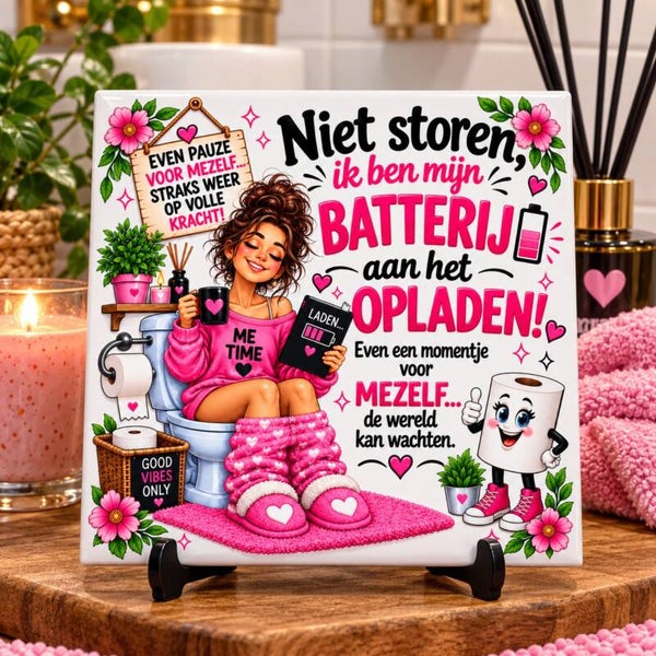 “Niet storen, ik ben mijn batterij aan het opladen!”
