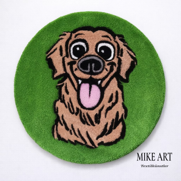 Tufting Teppich "Hund"