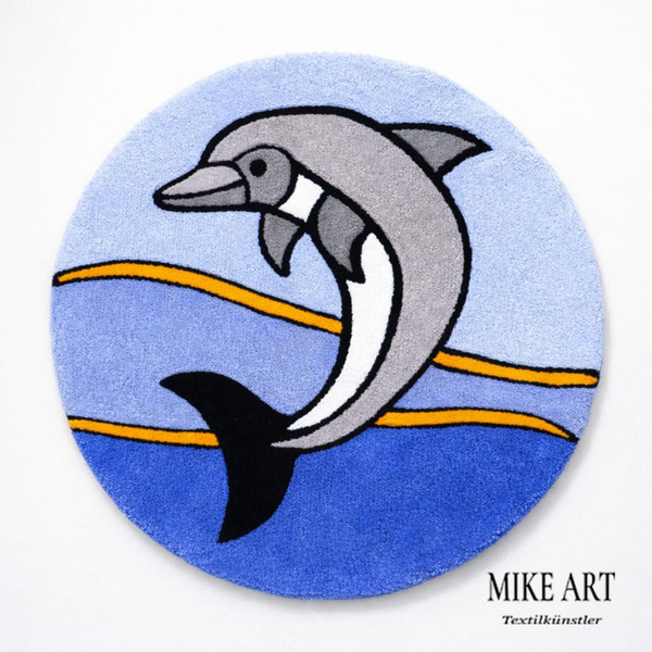 Tufting Teppich "Delfin"