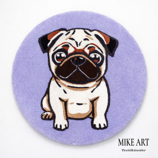 Tufting Teppich "Mops"