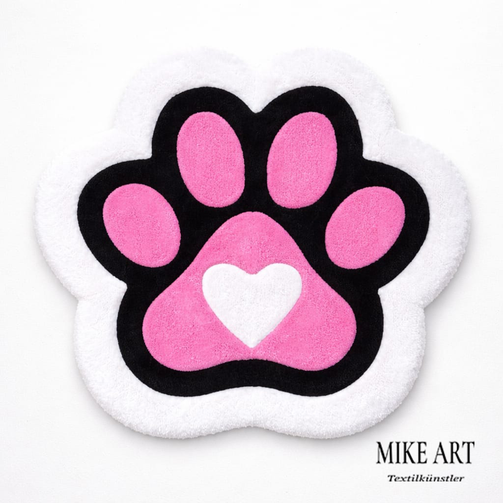 Tufting Teppich "Pfötchen"