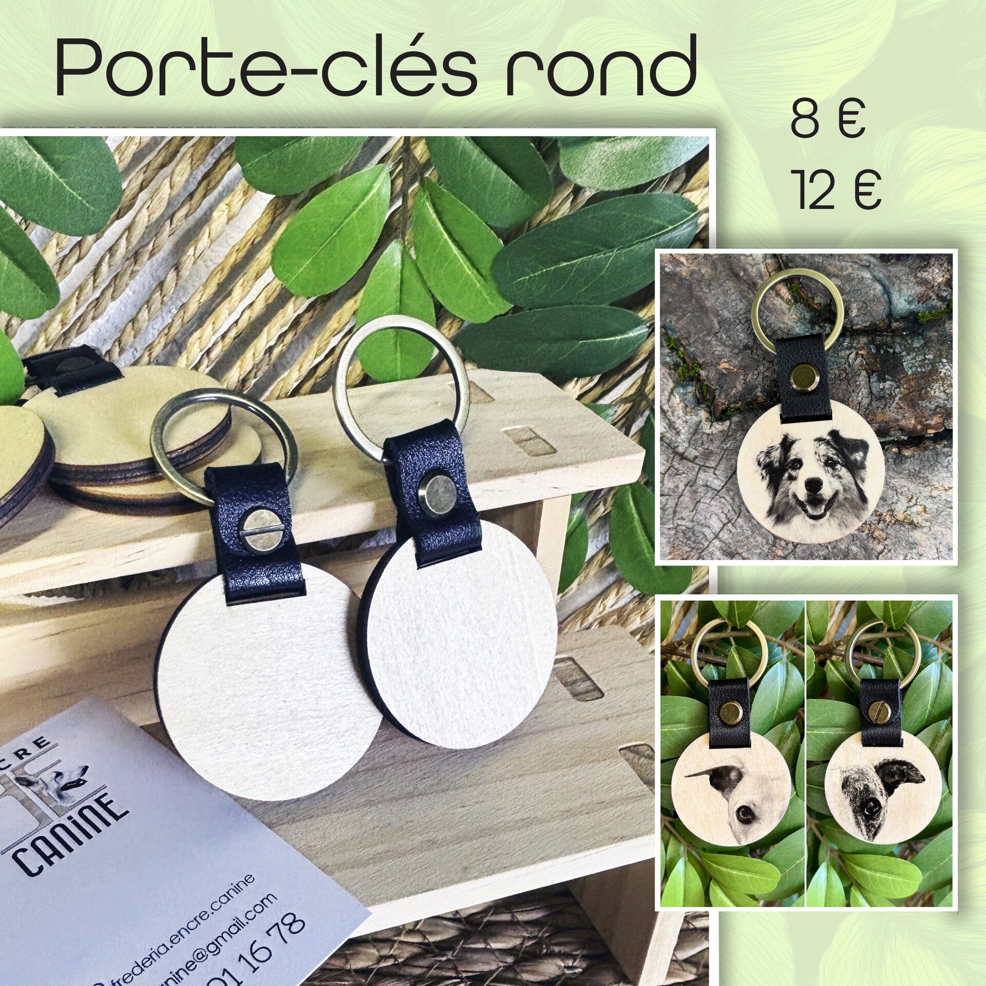 Porte-clés Rond