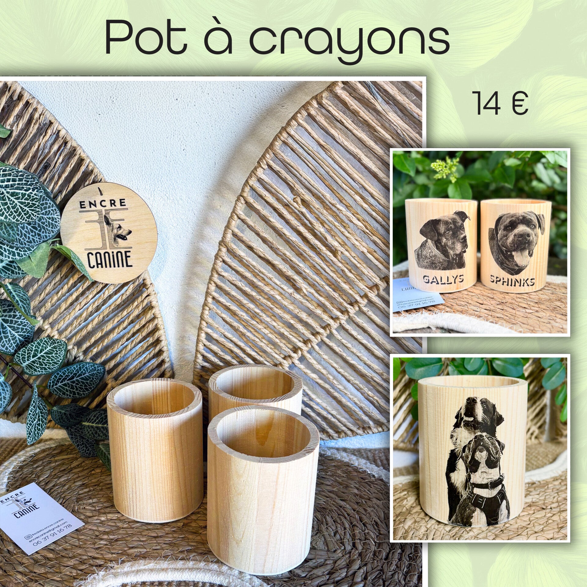 Pots à crayons