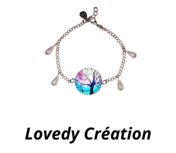 Bracelet créateur ARBRE DE VIE unique!