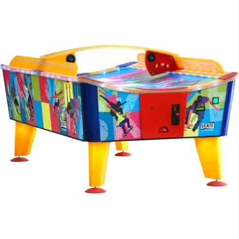 Outdoor Airhockey SKATE met Muntproever – 8 FT – Commercieel Gebruik