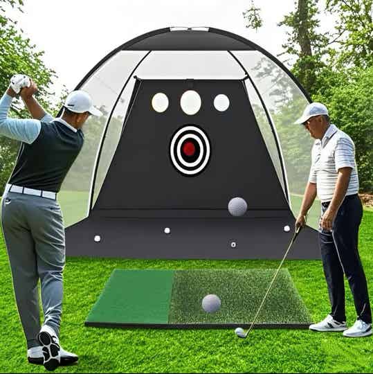 10FT x 7FT Golf Practice Net with Target & Chipping Pockets