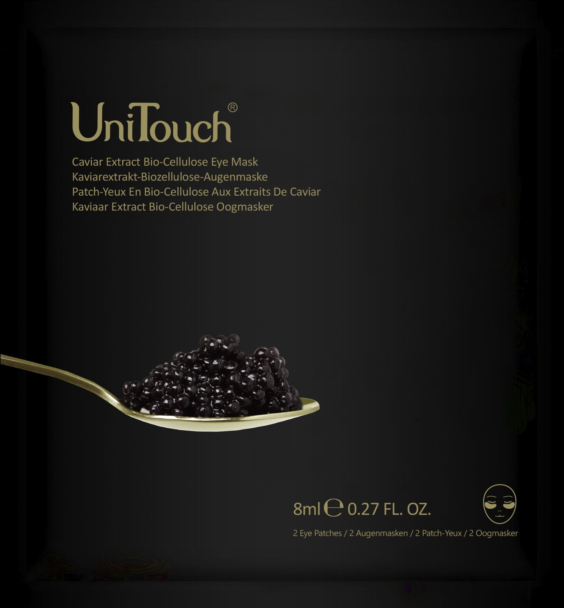 Anti-Aging-Augenmaske mit Kaviar- und Algenextrakt