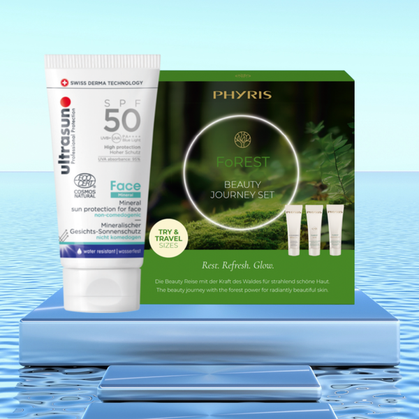 ULTRASUN Face Mineral SPF50 + PHYRIS FoREST Beauty Journey Set ... für eine erholte & natürliche Ausstrahlung
