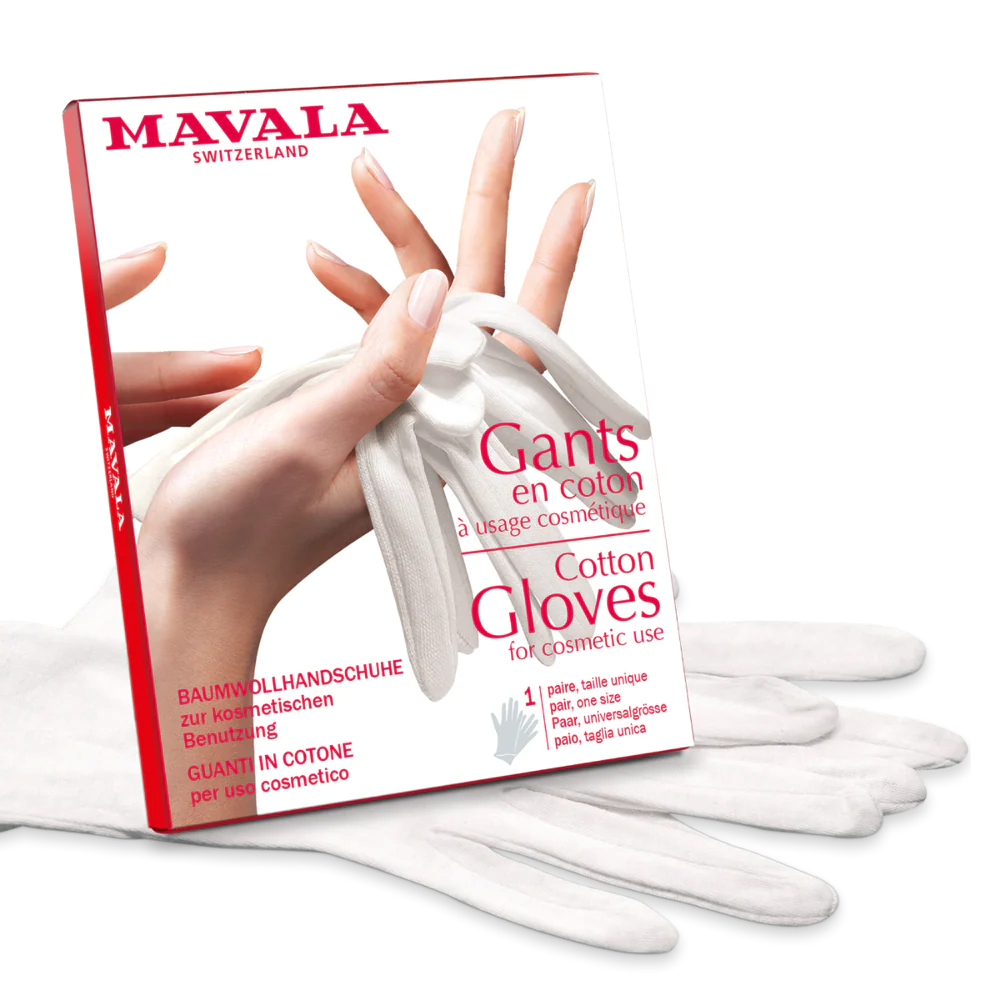 MAVALA BAUMWOLLHANDSCHUHE ... für Handpackungen