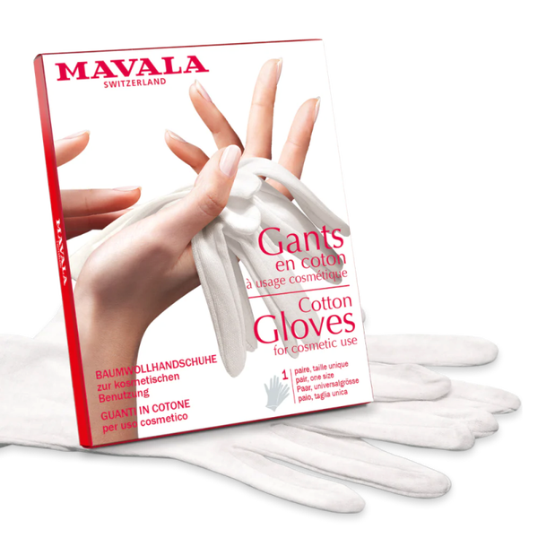 MAVALA BAUMWOLLHANDSCHUHE ... für Handpackungen