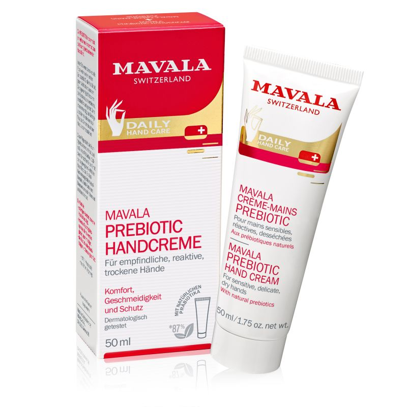 MAVALA PREBIOTIC HANDCREME ... lindert sofort Rötungen & gereizte Haut
