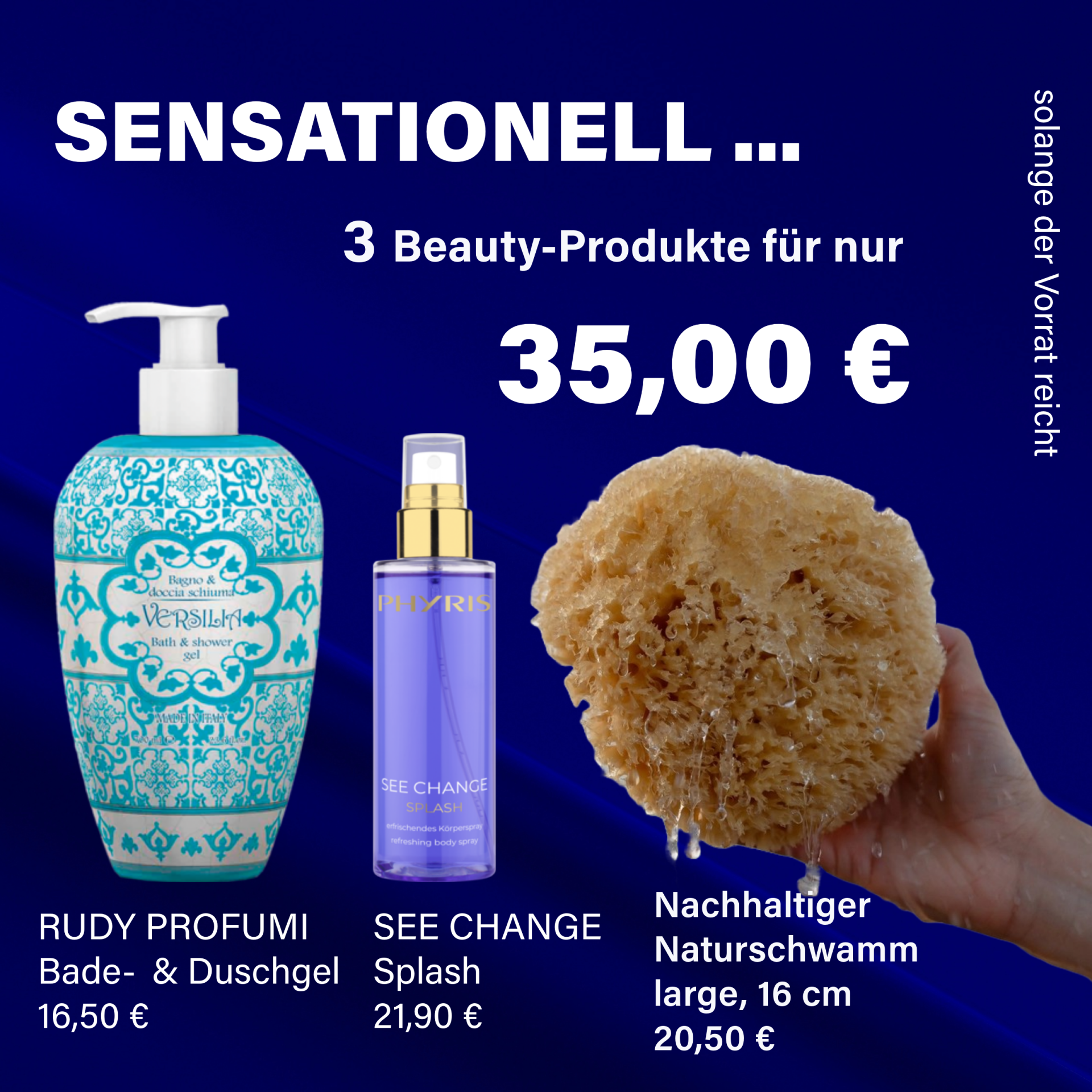 SENSATIONELL ... FRISCHE DUSCHE ... erfrischen & beleben