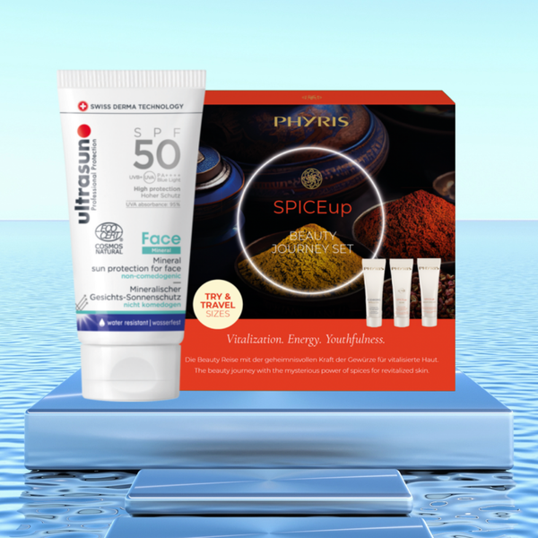 ULTRASUN Face Mineral SPF50 + PHYRIS SPICEup Beauty Journey Set ... vitalisierend