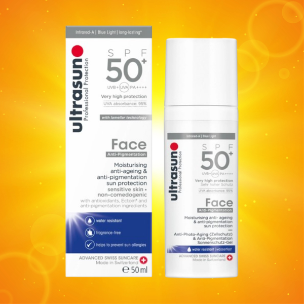 ULTRASUN Face Anti-Pigmentation SPF50+ ... Anti-Aging & Anti-Pigmentierungs-Sonnenschutz Creme-Gel
