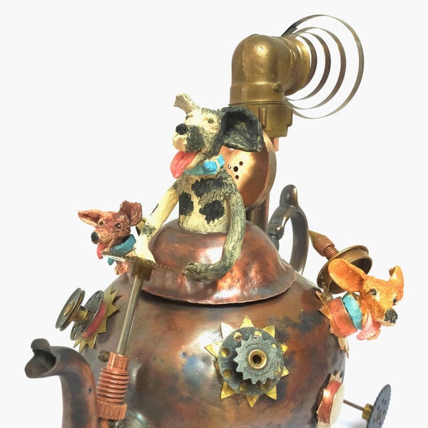 Three Dogs in a Teapot
