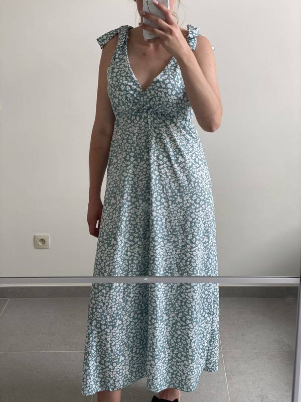 printed maxi dress
