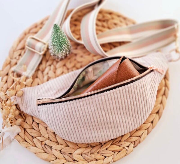 Crossbody-Bag aus Cord