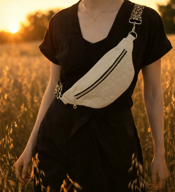 Crossbody-Bag aus Cord