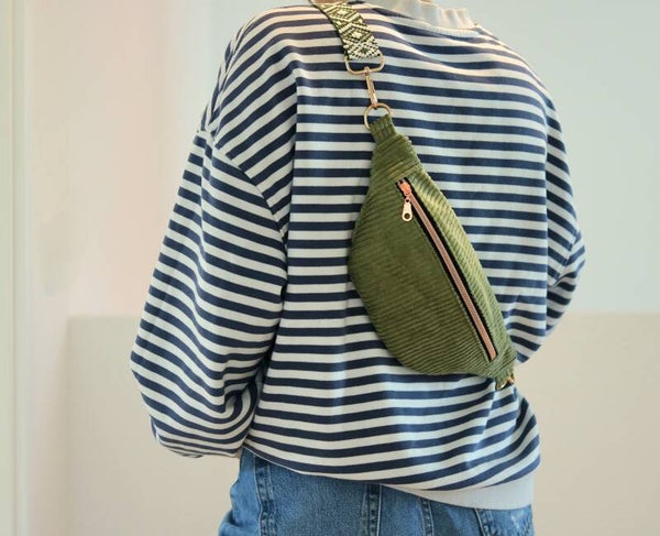 Crossbody-Bag aus Cord