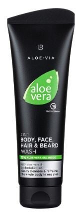 AV Men’s Essentials 4in1 Körper-, Gesicht-, Haar- und Bart-Shampoo, 250 ml