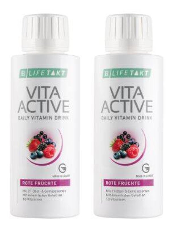 Vita Active Rote Früchte 2er Set, 300 ml