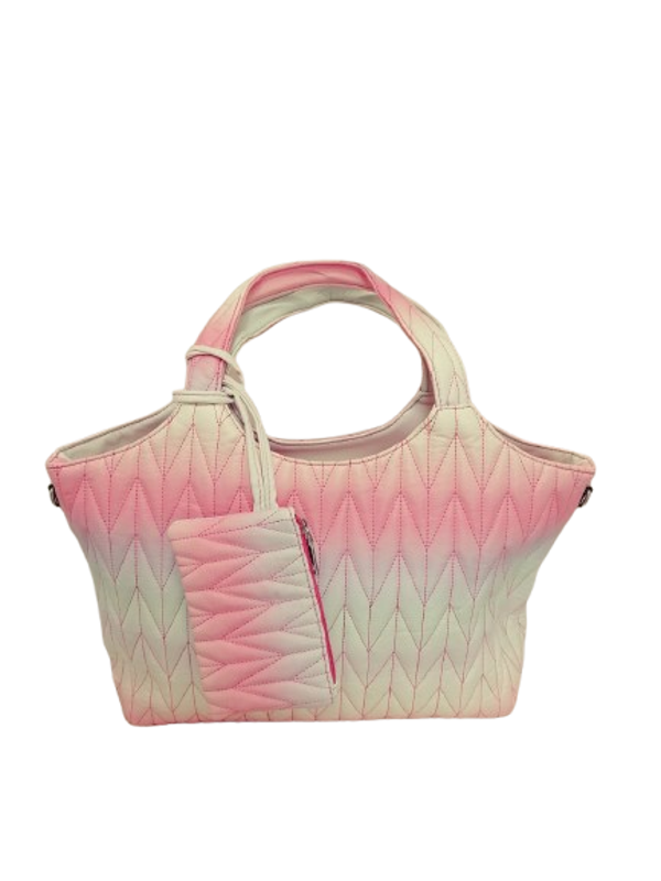 Große bunte Handtasche