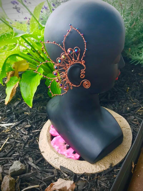 Lotus Fairy Ear Cuff