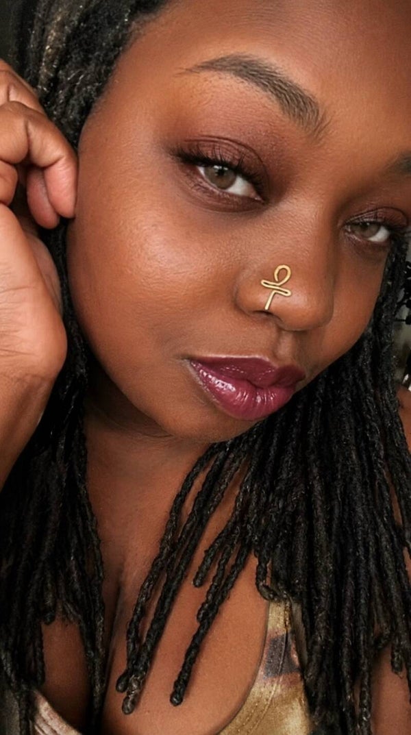 Ankh Nose Cuff
