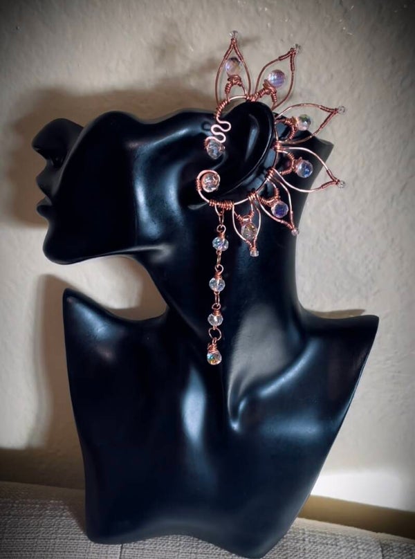 Celestial Bloom Ear Cuff