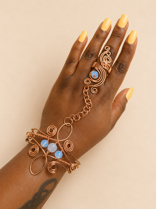 Luna Rose Hand Chain