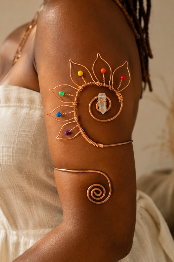 Chakra Petal Arm Cuff