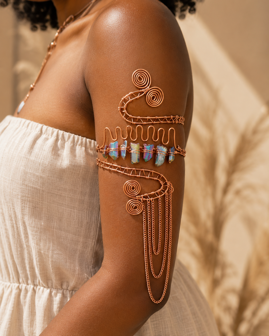 Cosmic Flow Arm Cuff