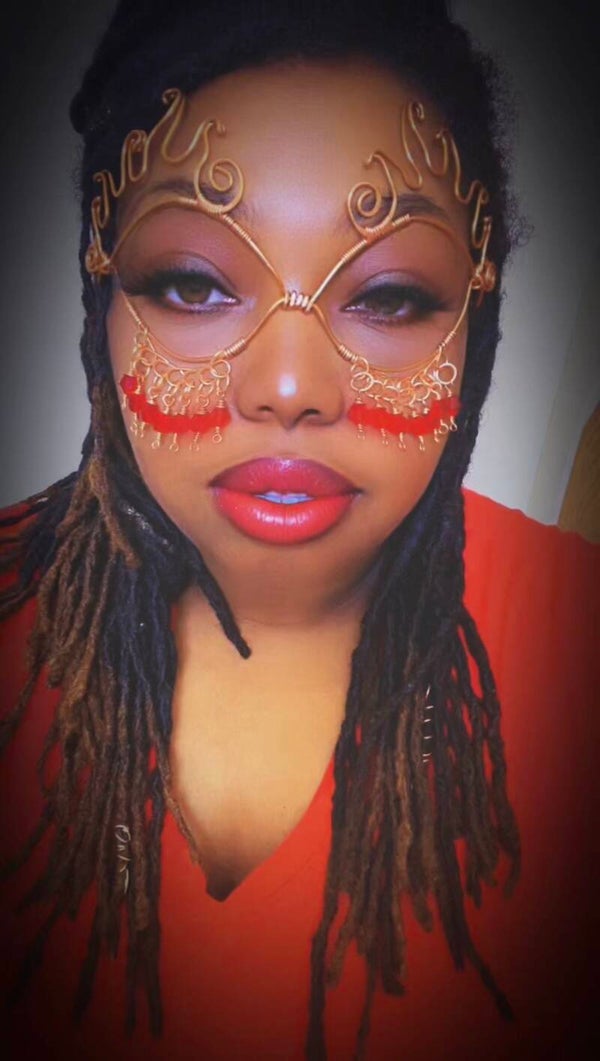 Crimson Flame Mask