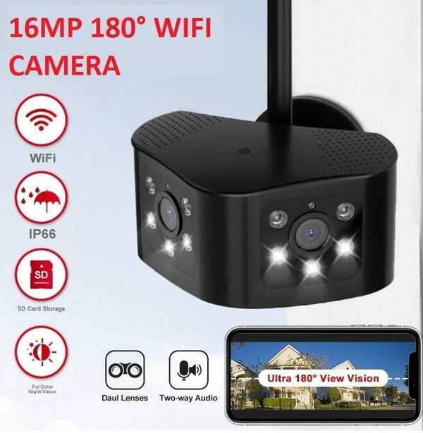 First Class 4K 16 MP 180° WIFI CAMERA