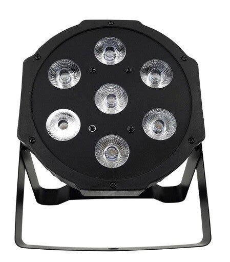 First Class 7 x 24 W RGBWAUV Flat Led Par
