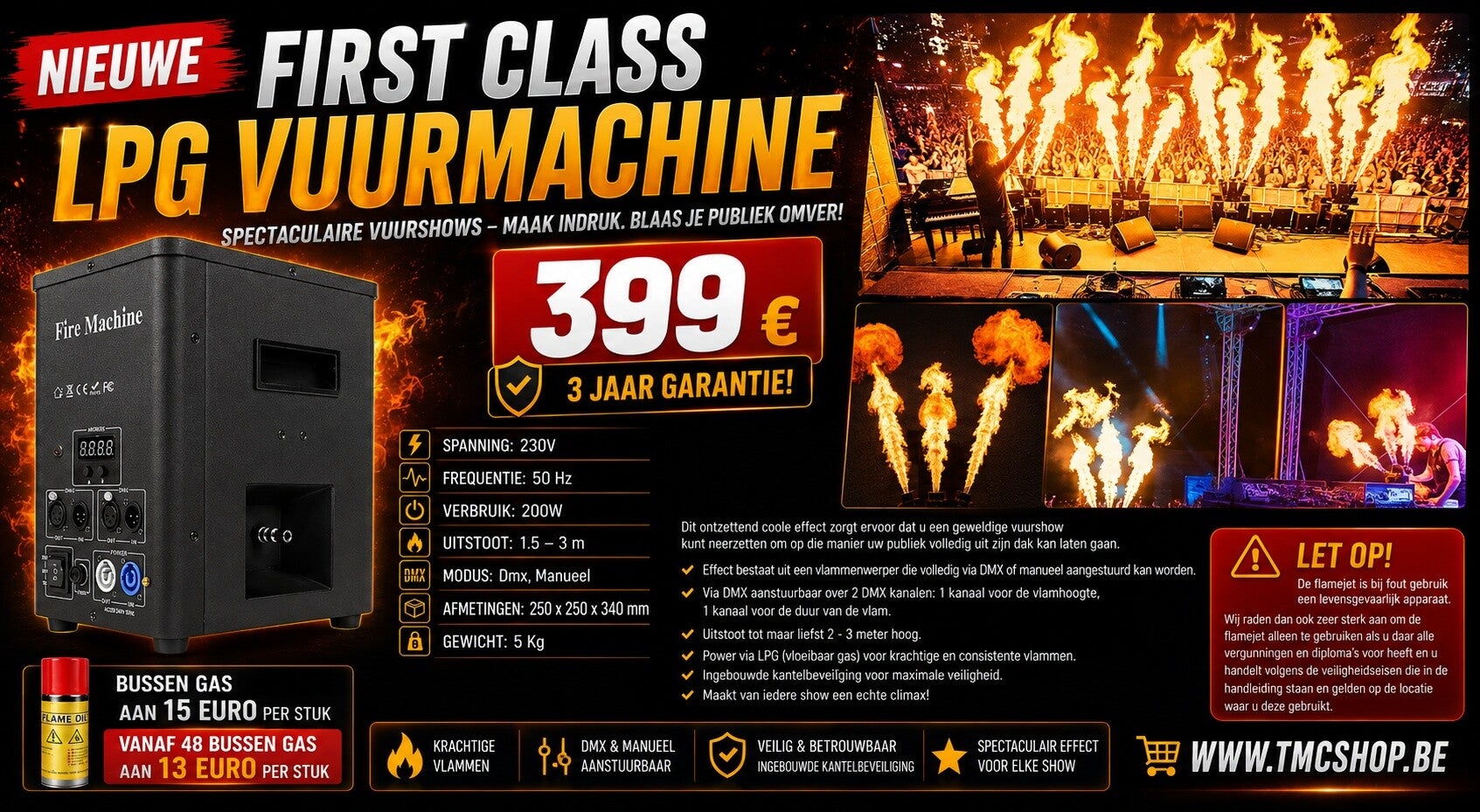 First Class Lpg Vuurmachine