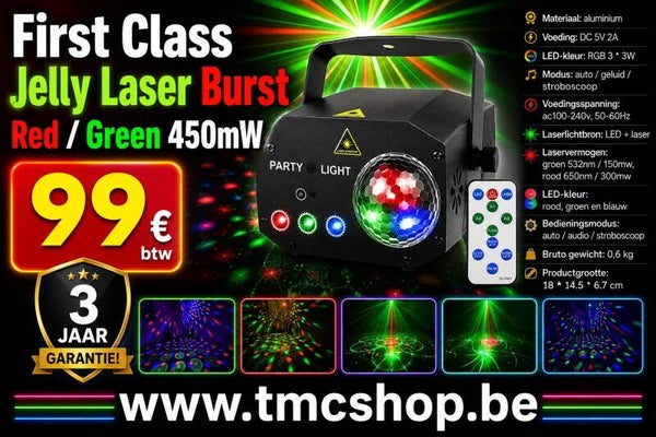First Class Jelly Laser Burst Red / Green 450mW