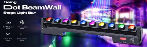 First Class 10 x 60W Rgbw Led Moving Bar