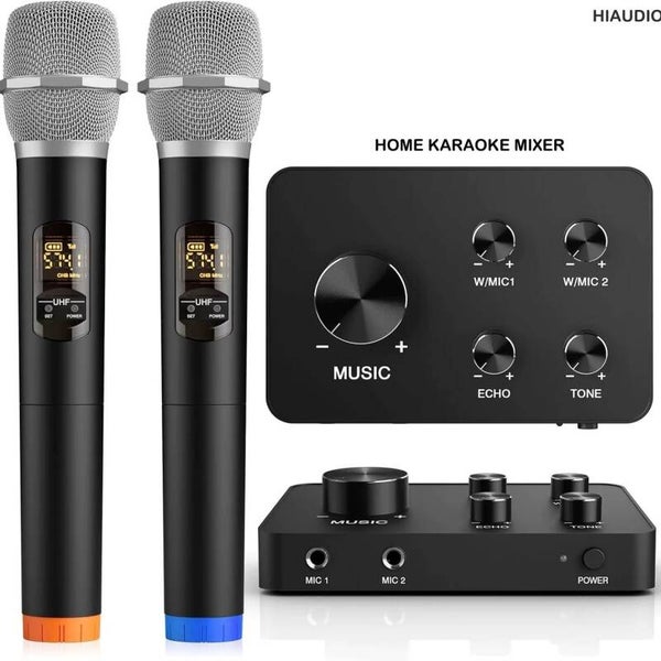 First Class Draadloze Karaoke Microfoonsset Hdmi Aansluiting