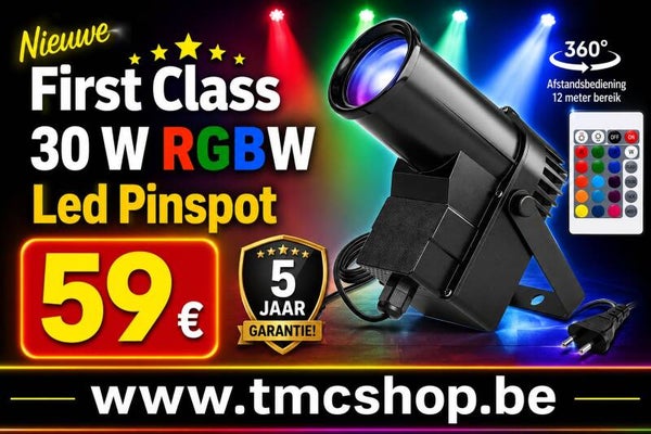 30 W RGBW Led Pinspot