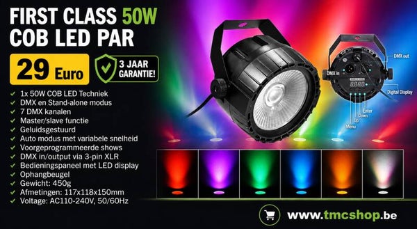 First Class 50W COB Led Par