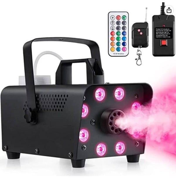 First Class 1000W Rookmachine met RGBWAUV Leds en afstandsbediening