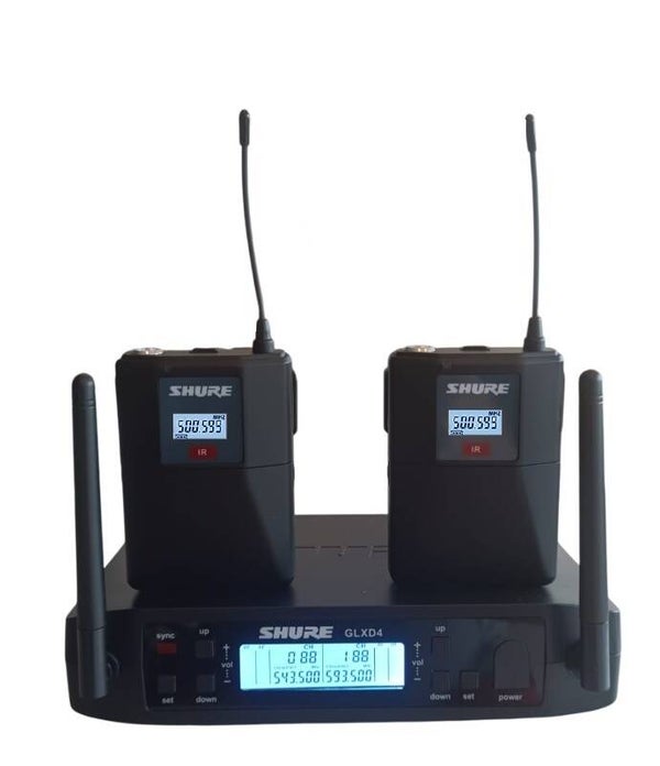 Shure Gld B58 640-690Mhz Professionele Draadloze Microfoon 2-kanaals voor 2 Gitaren