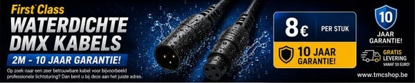First Class Waterdichte Dmx Kabels 2m - 10 Jaar Garantie!