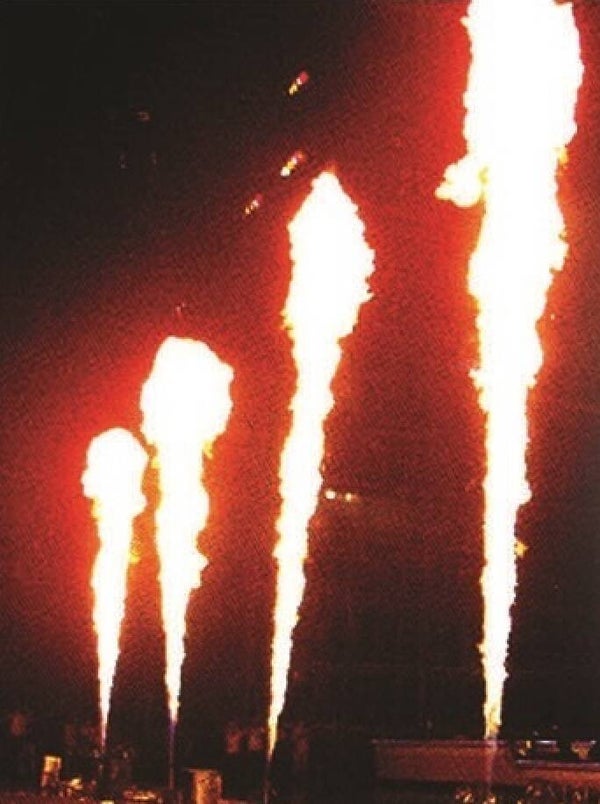 First Class Professioneel outdoor vuur machine