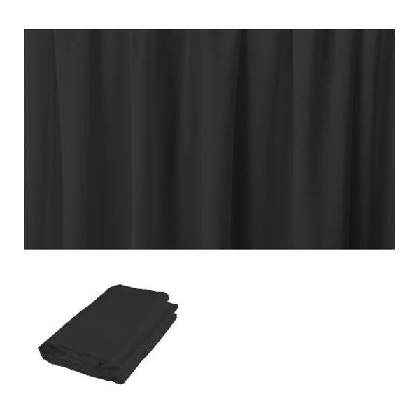 Backdrop / Theaterdoek 3m x 3m vlamwerend zwart