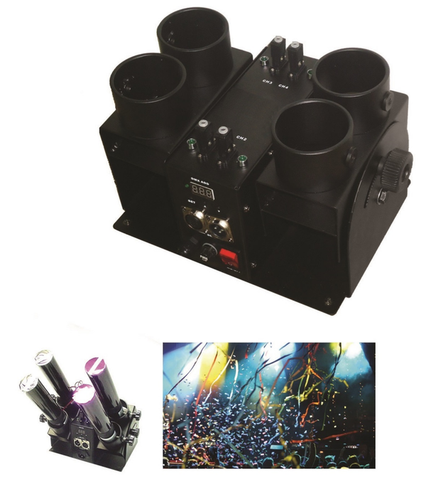 First Class Power Shot basis station voor confettibuizen