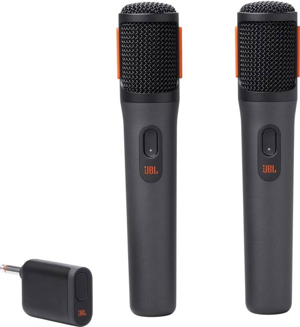 Set van 2 JBL PartyBox Draadloze Microfoons Zwart