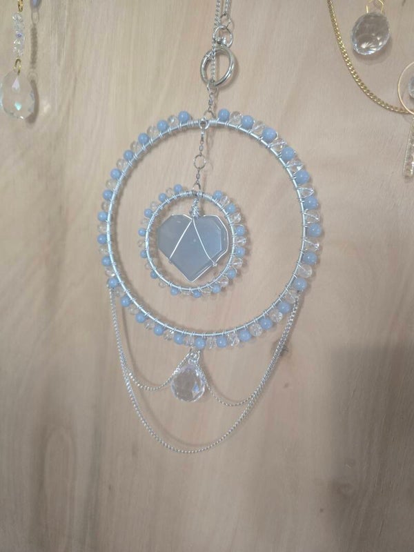 Angelite Suncatcher