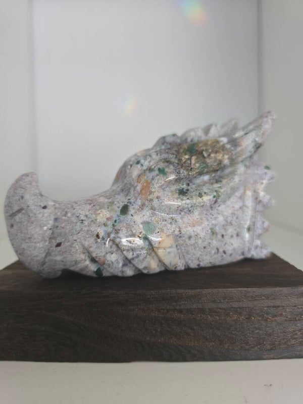 Ocean Jasper Dragon Head CX139